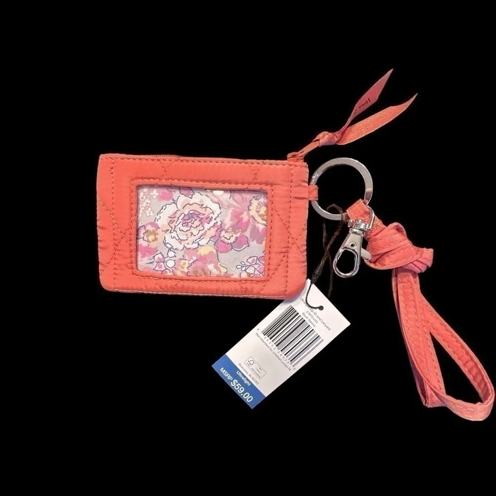 Vera Bradley Zip ID and Lanyard in Ultralight - NWT